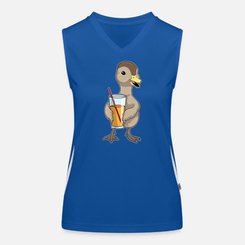 Ente Saft Funktionelles Kontrast-Tank Top für Frauen