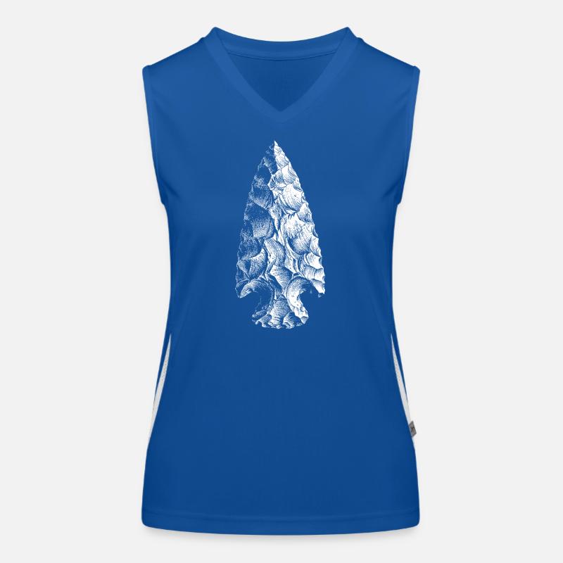 Pfeilspitze Funktionelles Kontrast-Tank Top für Frauen