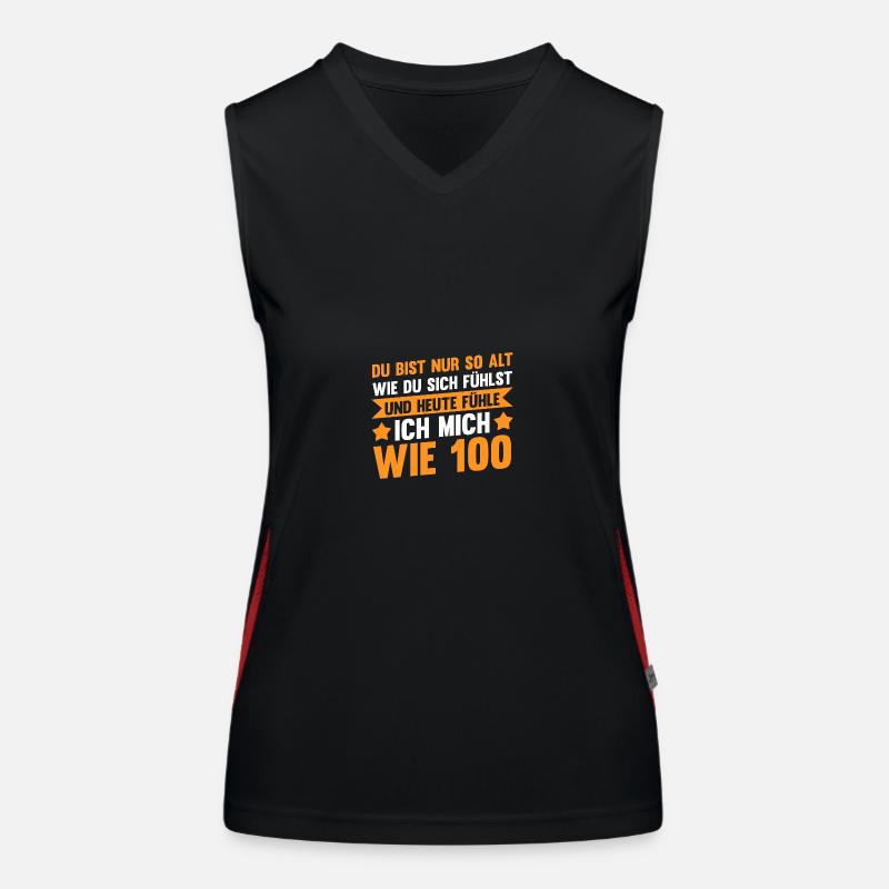 Ich Bin Nicht Alt Geburtstag Funktionelles Kontrast-Tank Top für Frauen