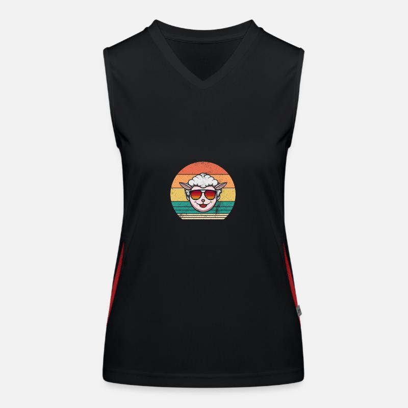 Shepherd Sheep Women's Functional Contrast Tank Top