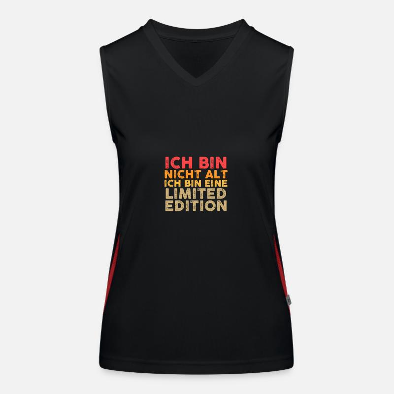 Ich Bin Nicht Alt Geburtstag Funktionelles Kontrast-Tank Top für Frauen