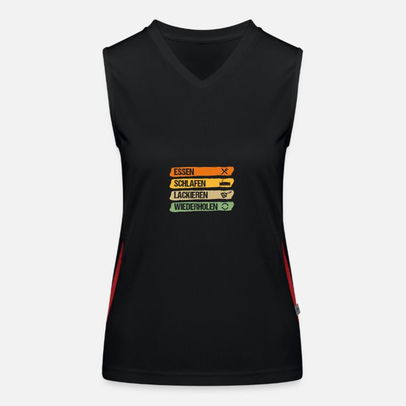 Car Painter Vehicle Painter Painter Women's Functional Contrast Tank Top