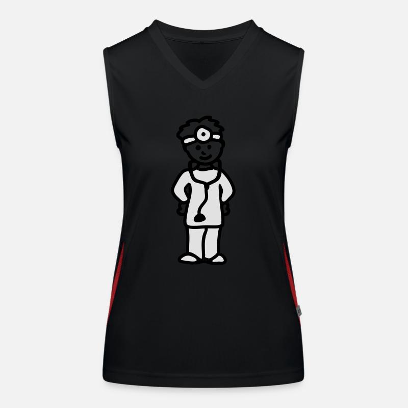Arzt Funktionelles Kontrast-Tank Top für Frauen