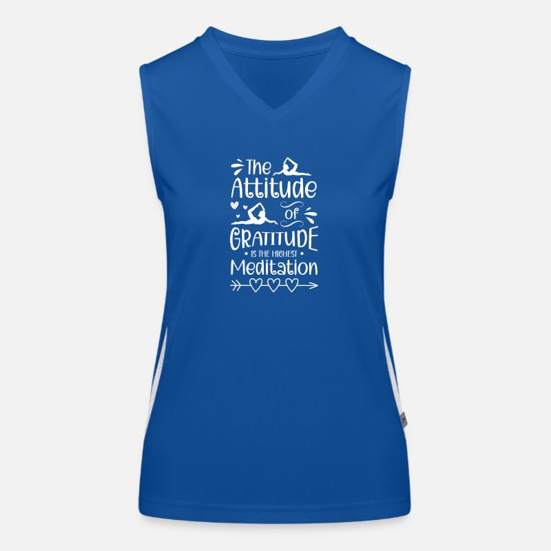 Relaxation Healing Namaste Women's Functional Contrast Tank Top