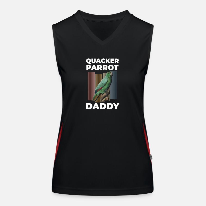 Macaw, Birds, Beak, Cockatoo Women's Functional Contrast Tank Top