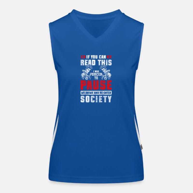 Japan Convention Nerds Cute Women's Functional Contrast Tank Top