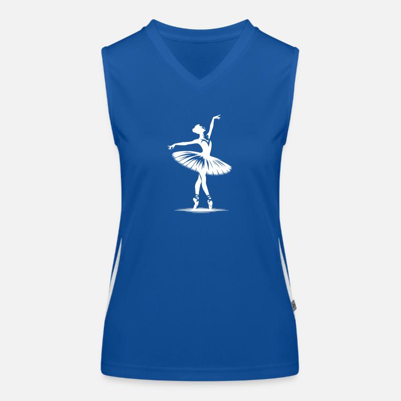 Harmonie parfaite dans le monde de la pose de danse Débardeur respirant contrasté Femme