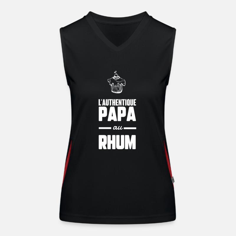Papa au rhum Débardeur respirant contrasté Femme
