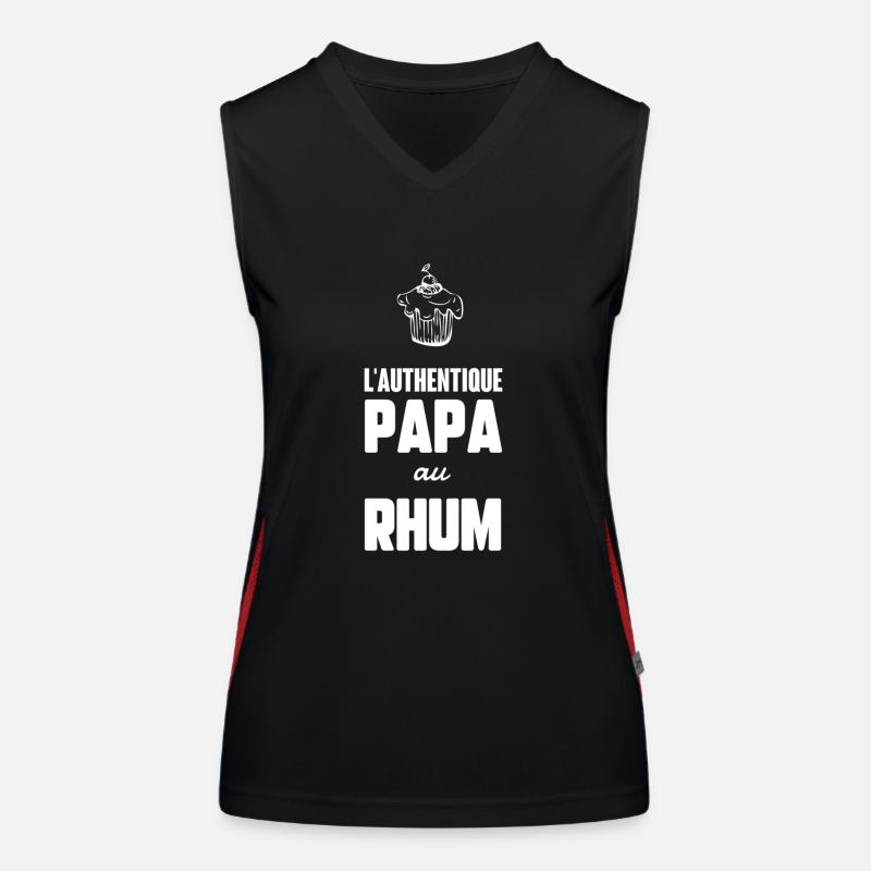 Papa au rhum Débardeur respirant contrasté Femme