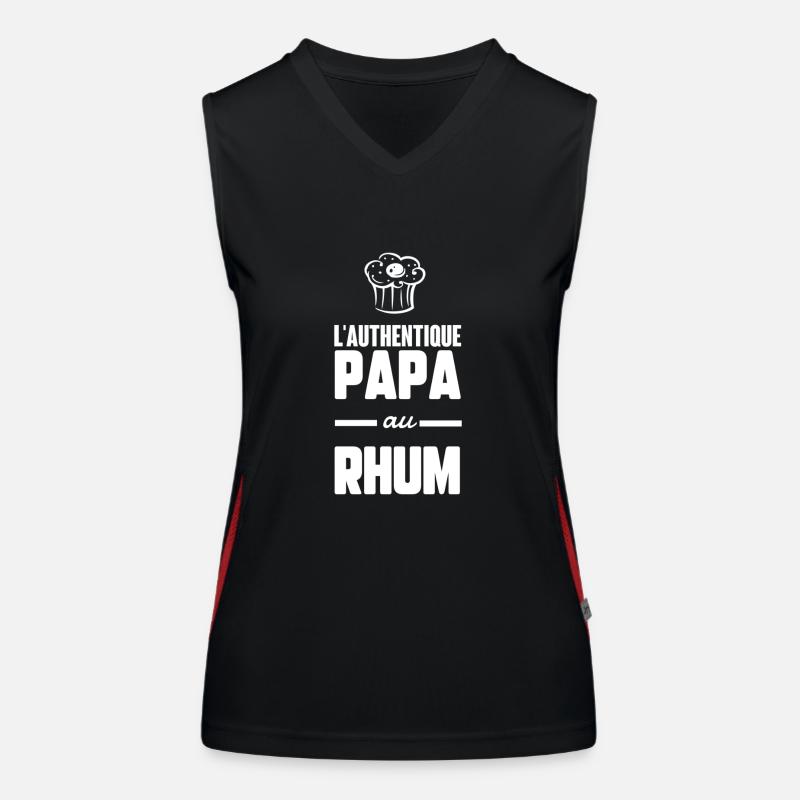 Papa au rhum Débardeur respirant contrasté Femme