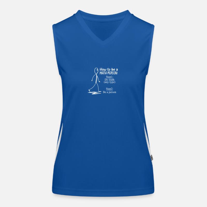 Mathematik Funktionelles Kontrast-Tank Top für Frauen