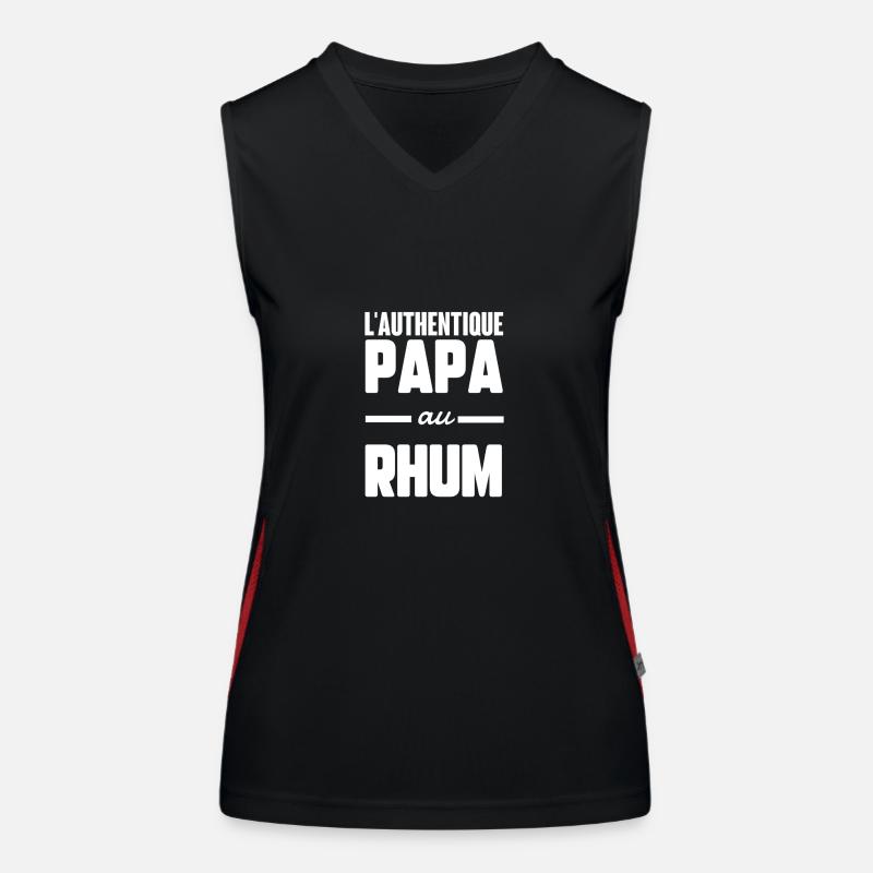 Papa au rhum Débardeur respirant contrasté Femme