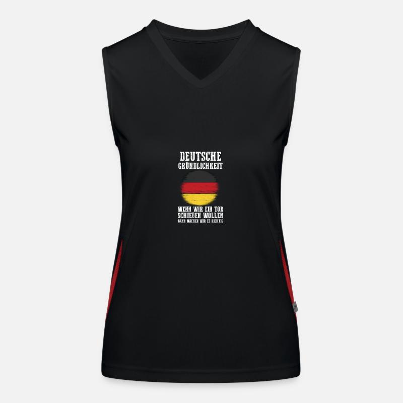 German German Germany Women's Functional Contrast Tank Top