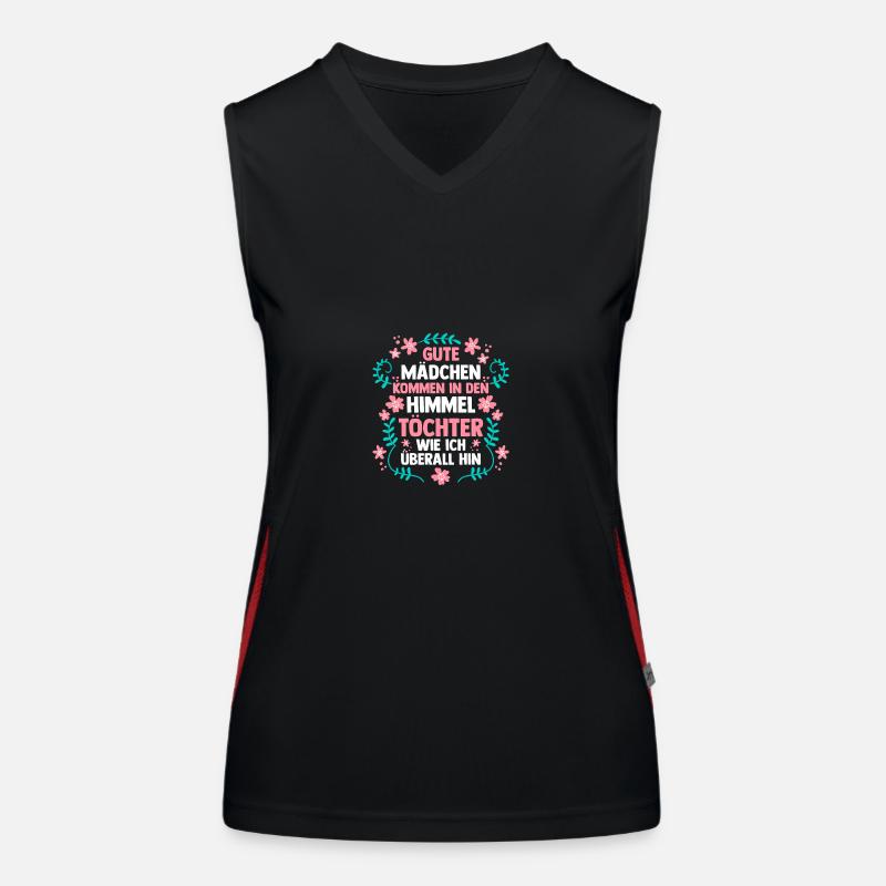 Töchter Tochter Funktionelles Kontrast-Tank Top für Frauen