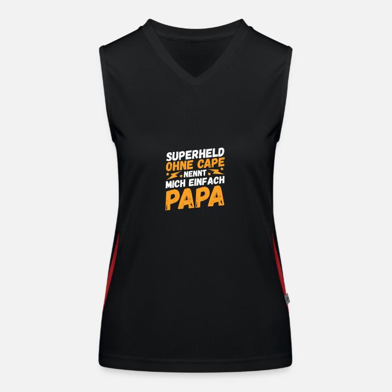 Père Papa Débardeur respirant contrasté Femme