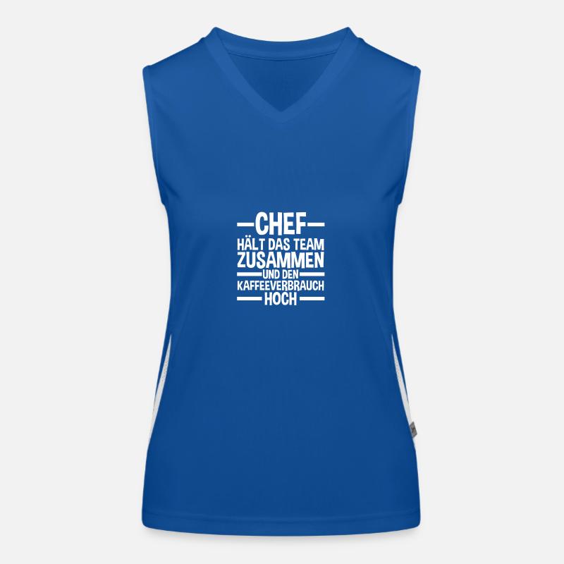 Teamleiter Chef Abschied Funktionelles Kontrast-Tank Top für Frauen