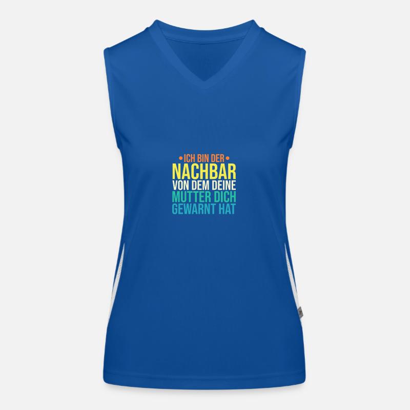 Nachbarschaft Bester Nachbar Funktionelles Kontrast-Tank Top für Frauen