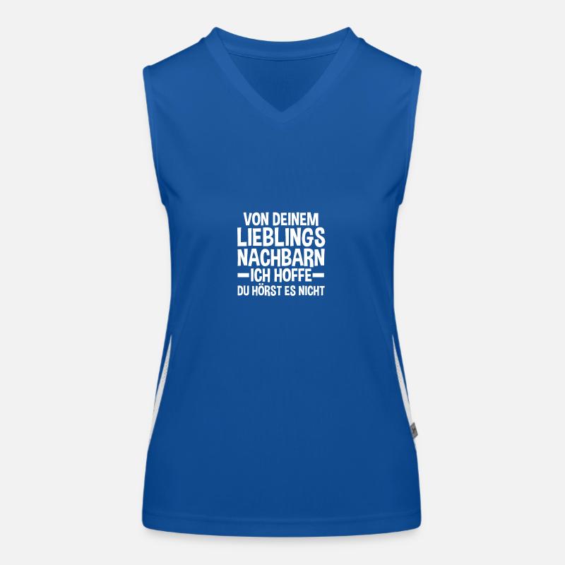 Nachbarschaft Bester Nachbar Funktionelles Kontrast-Tank Top für Frauen