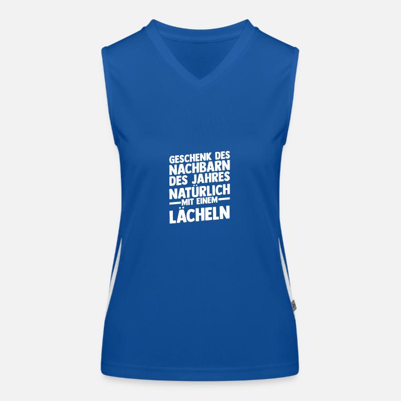 Nachbarschaft Bester Nachbar Funktionelles Kontrast-Tank Top für Frauen