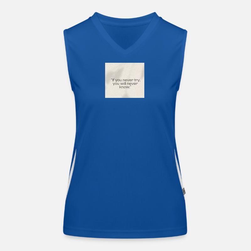 Try  Funktionelles Kontrast-Tank Top für Frauen