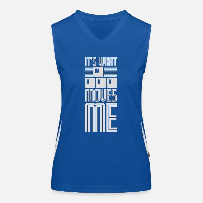 its what moves me Funktionelles Kontrast-Tank Top für Frauen