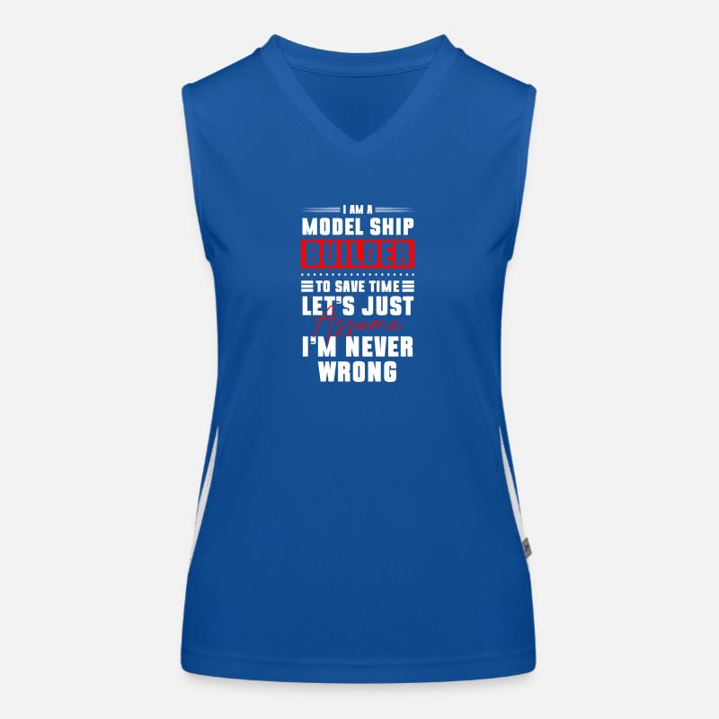 Schiff Wasser Rc Boot Funktionelles Kontrast-Tank Top für Frauen