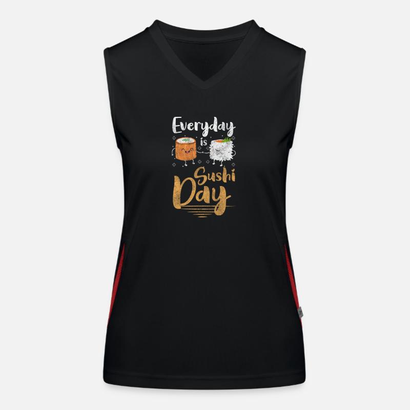 Sushi Bar Ristorante Seekelp Top sportivo da donna in contrasto cromatico