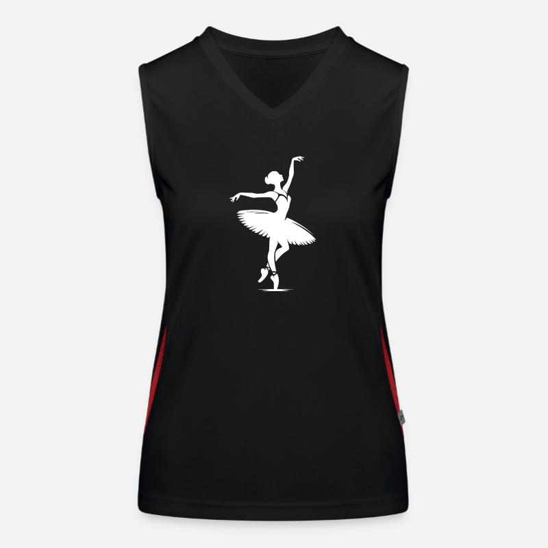 Expression et harmonie dans la danse classique Débardeur respirant contrasté Femme