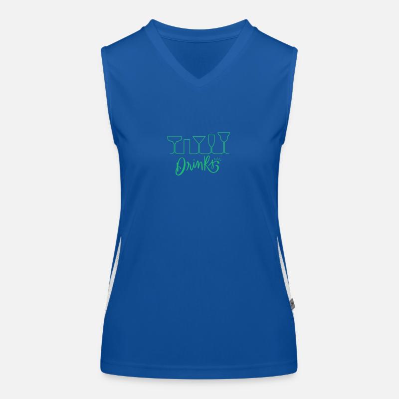 Beverages Galore Drinks Women's Functional Contrast Tank Top