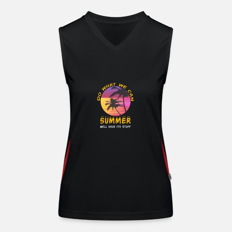 Summer shirt Funktionelles Kontrast-Tank Top für Frauen