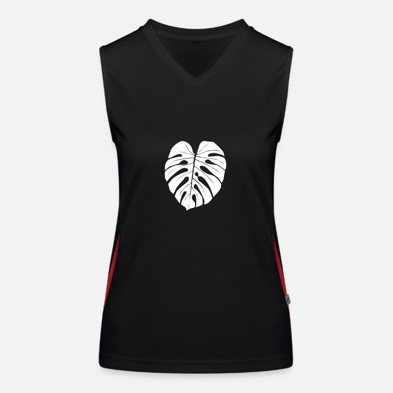 Monstera Débardeur respirant contrasté Femme