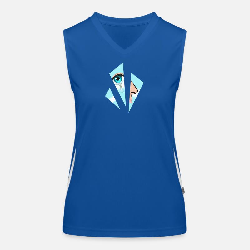 Erinnerungen Funktionelles Kontrast-Tank Top für Frauen