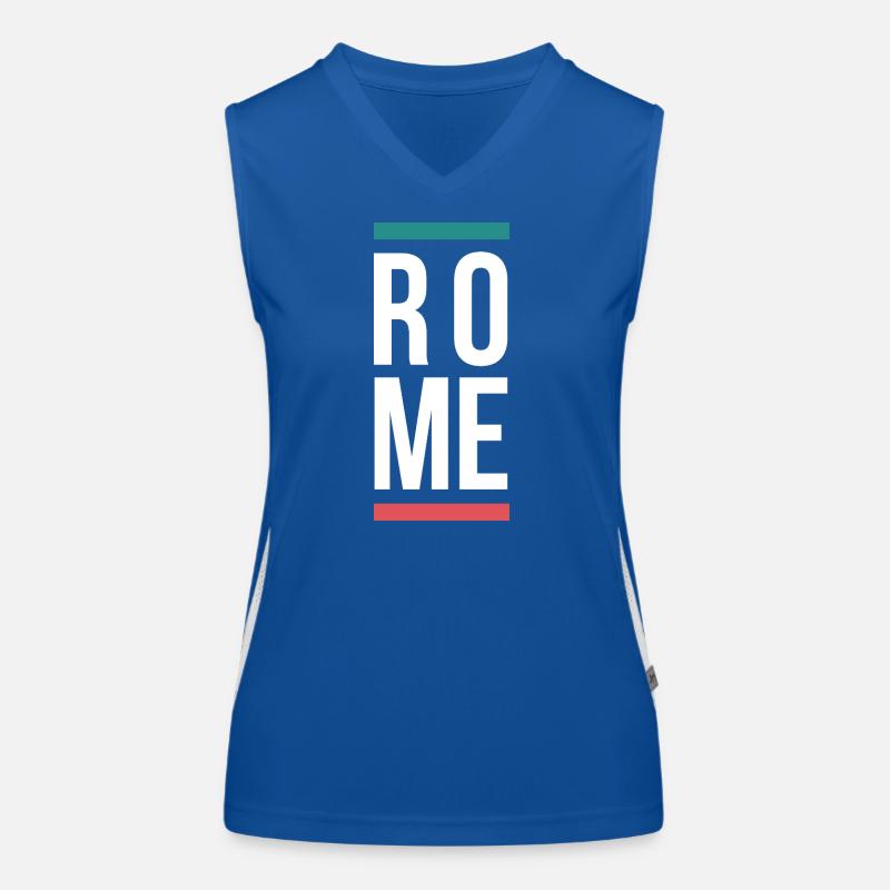 Conception typographique de Rome City Bold Débardeur respirant contrasté Femme