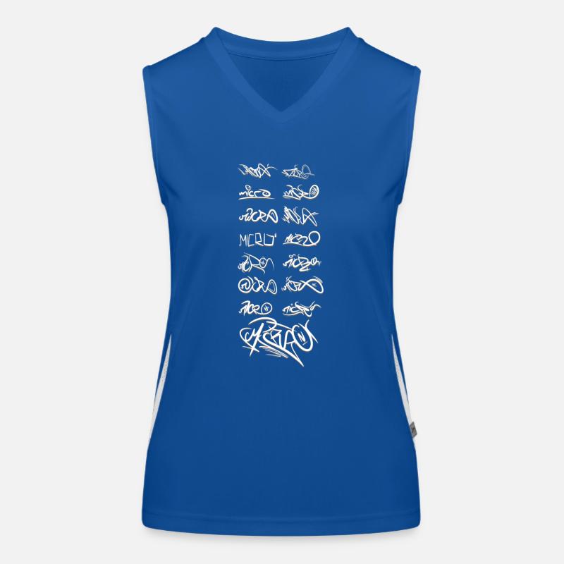 tags 2022 Graffiti Funktionelles Kontrast-Tank Top für Frauen