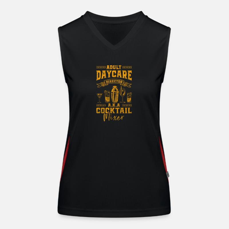 Blender Drink Mix Drinks Women's Functional Contrast Tank Top