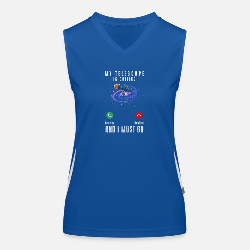 Astronome de l’espace de l’étoile de l’univers Débardeur respirant contrasté Femme