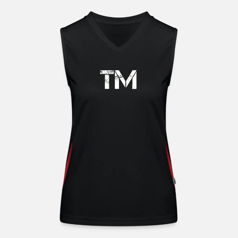 TM Gift Idea Marque de commerce Copyright Marque Débardeur respirant contrasté Femme