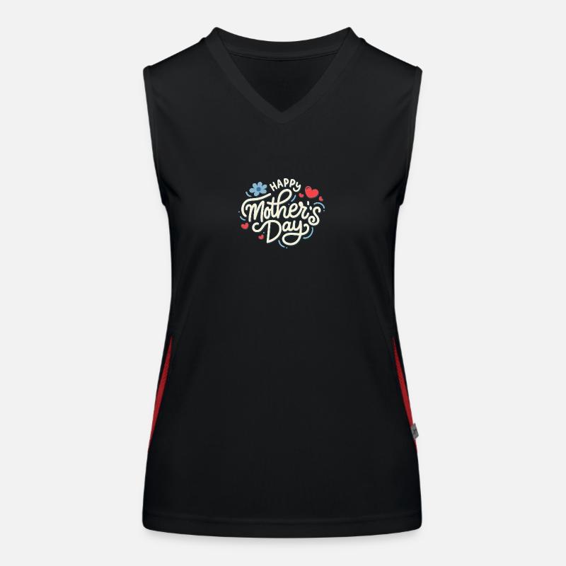 Muttertag Funktionelles Kontrast-Tank Top für Frauen