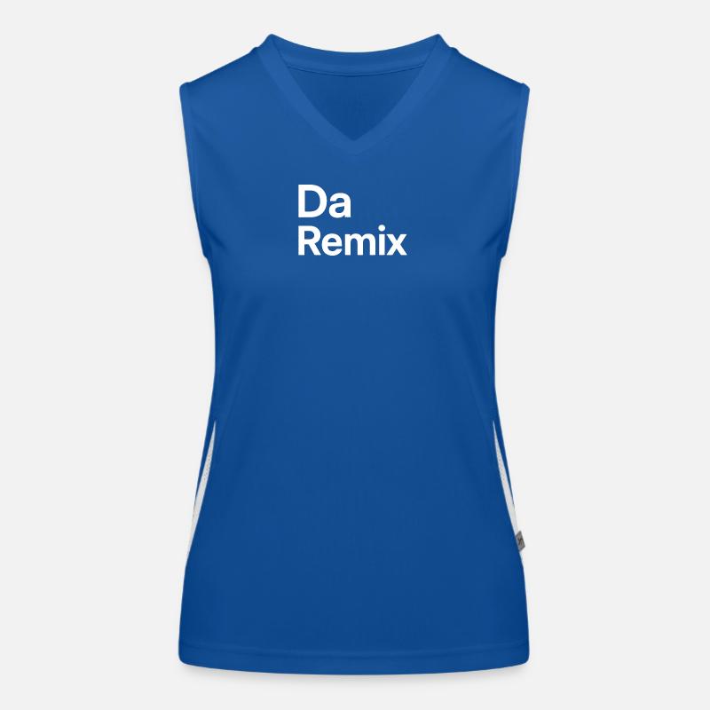 Da Remix (Bavarian for "The Remix") Women's Functional Contrast Tank Top