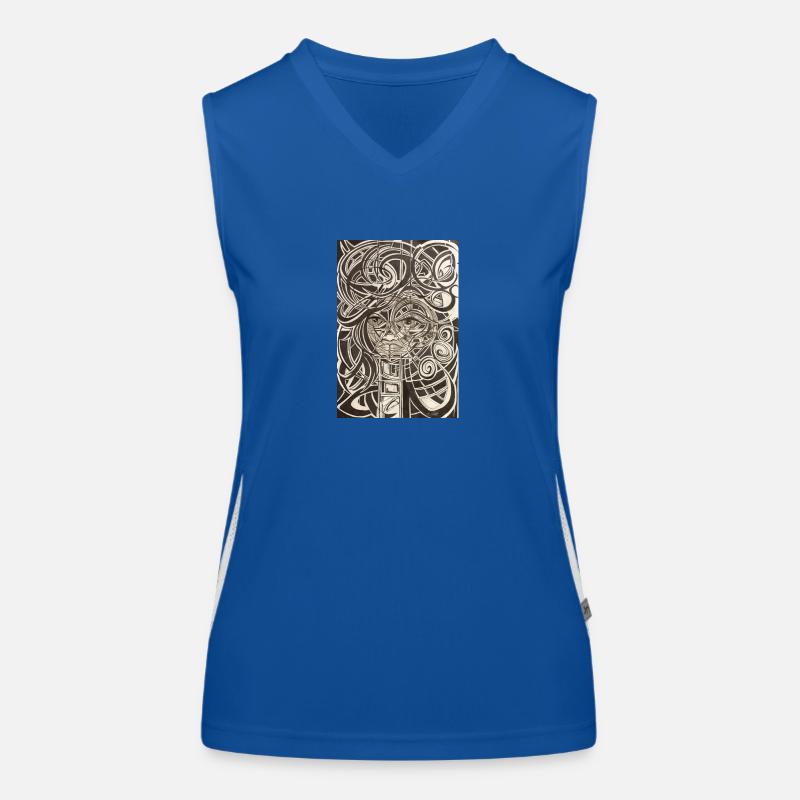 Graffitit Art Funktionelles Kontrast-Tank Top für Frauen