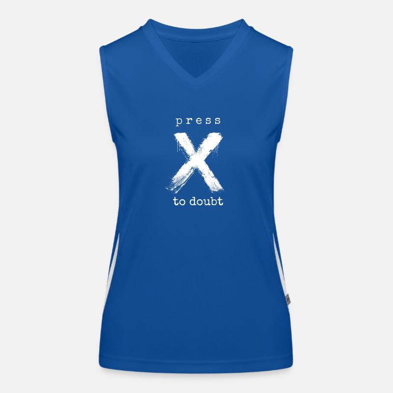 Appuyez sur X pour douter Débardeur respirant contrasté Femme