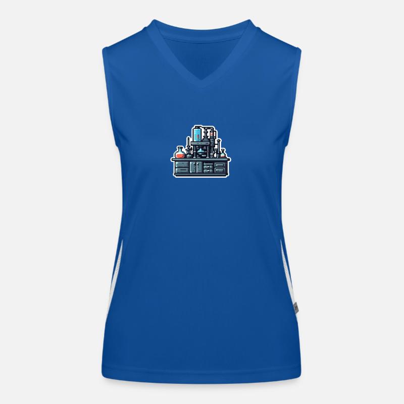 Experiment desk Funktionelles Kontrast-Tank Top für Frauen