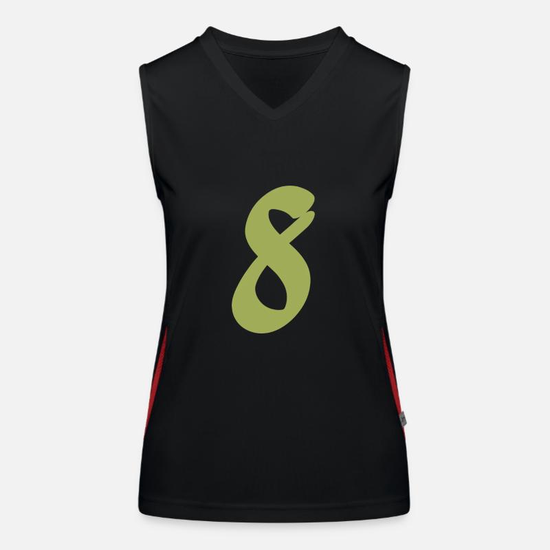 8 Funktionelles Kontrast-Tank Top für Frauen