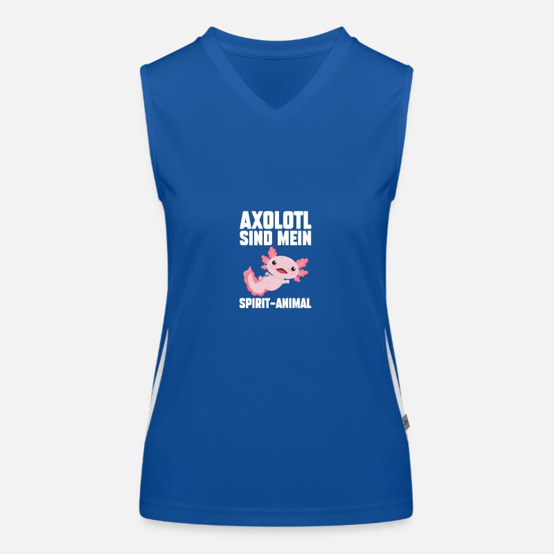Axolotl Funktionelles Kontrast-Tank Top für Frauen