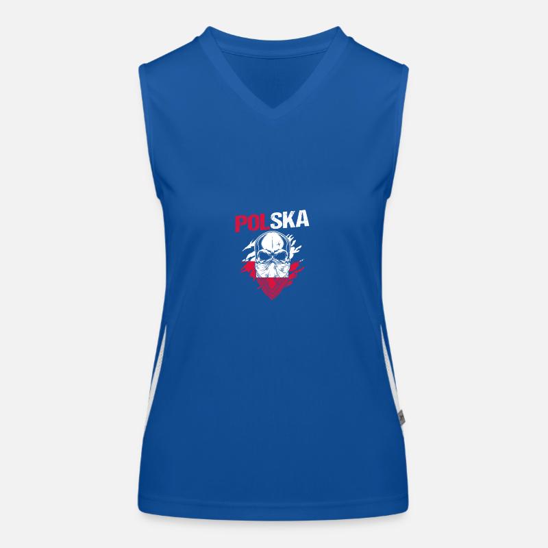 Pole Polen Funktionelles Kontrast-Tank Top für Frauen