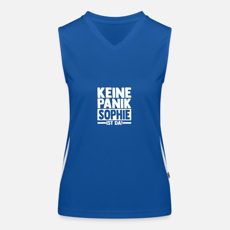 First name Sophie Women's Functional Contrast Tank Top