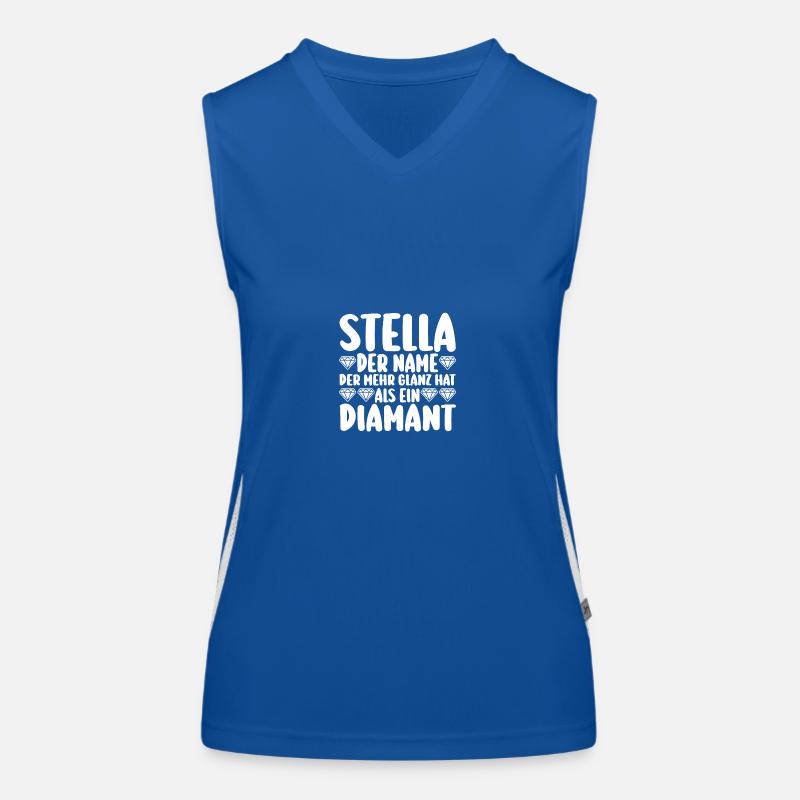 First name Stella Women's Functional Contrast Tank Top