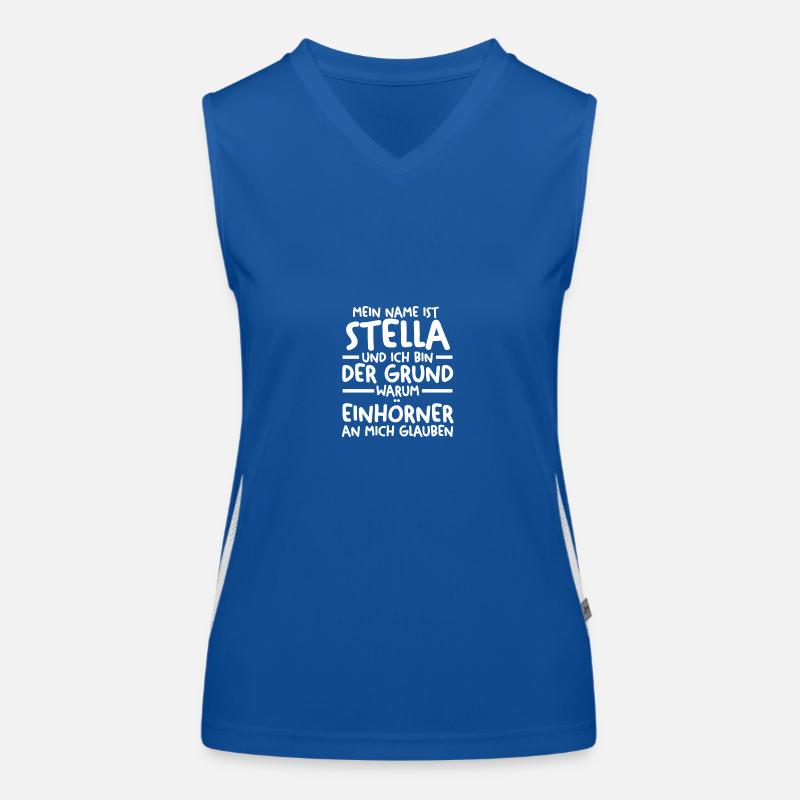 First name Stella Women's Functional Contrast Tank Top