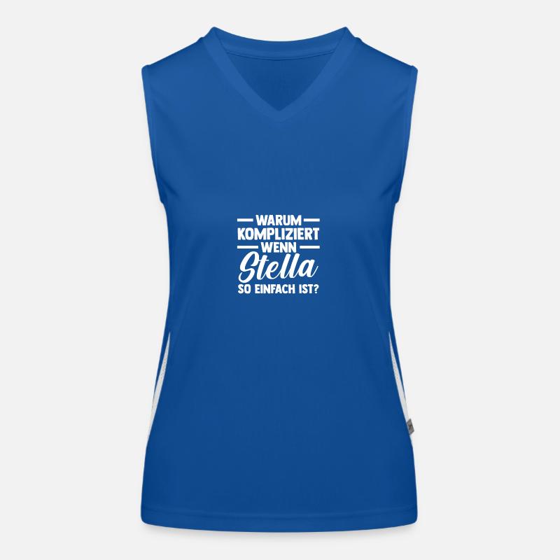 First name Stella Women's Functional Contrast Tank Top