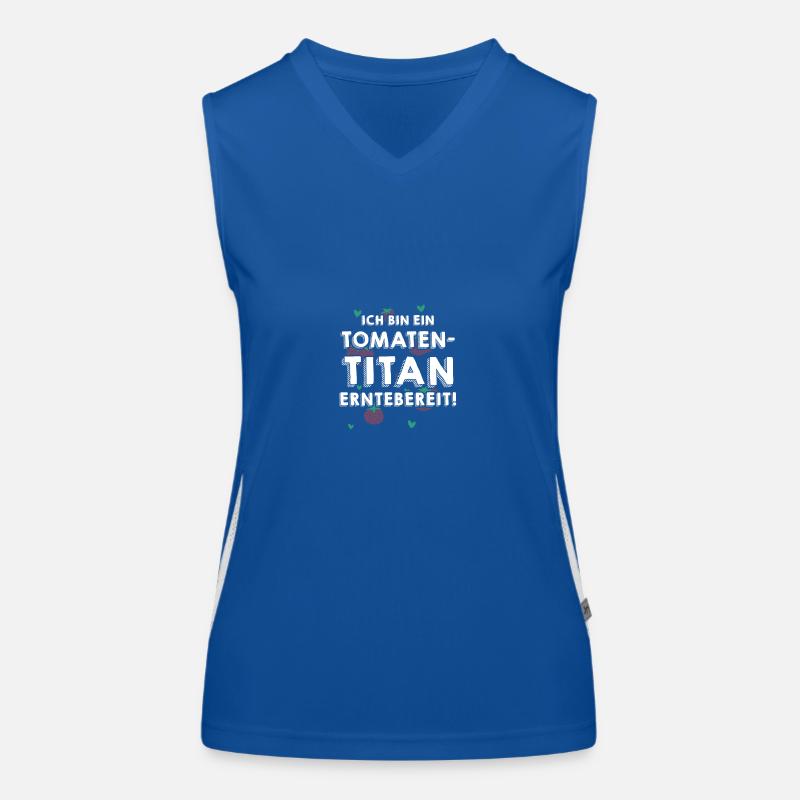 Gärtner Tomate Bauer Garten Funktionelles Kontrast-Tank Top für Frauen